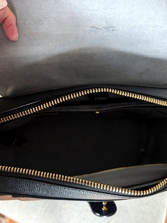 SENREVE Maestra Bag Black Pebbled Leather Convertible Backpack Satchel main image 5